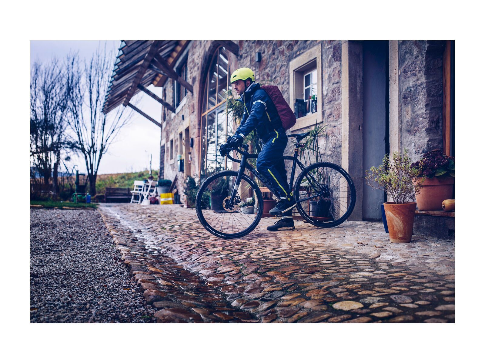 dirtlej CommuteSuit Road Edition, navyblau/lime - Bild 4