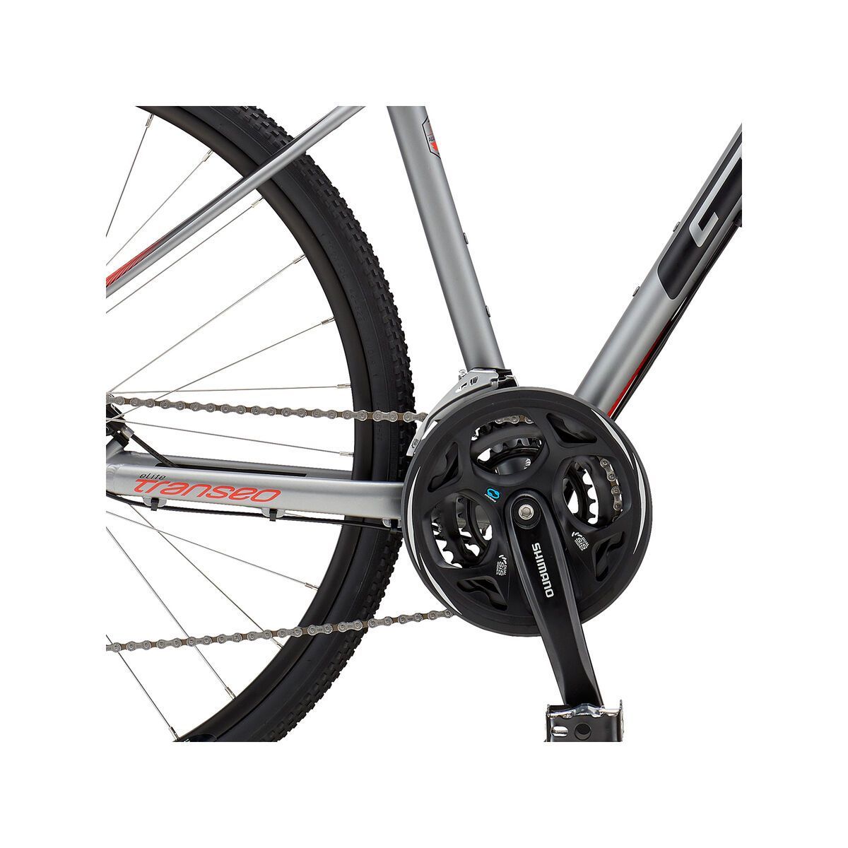 GT Transeo Elite, satin silver w/ black & red - Bild 4