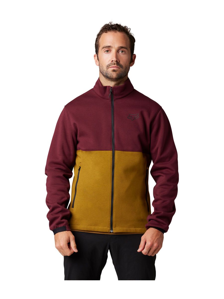Fox Ranger Fire Fleece Crew, dark maroon - Bild 2