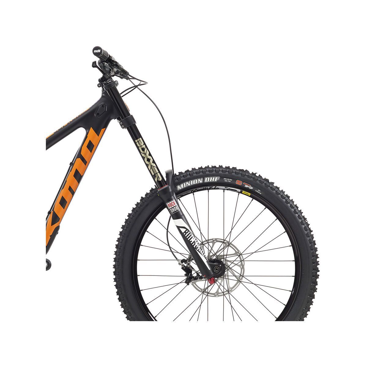 Kona Supreme Operator, matt carbon & black w/ team orange & purple decals - Bild 5