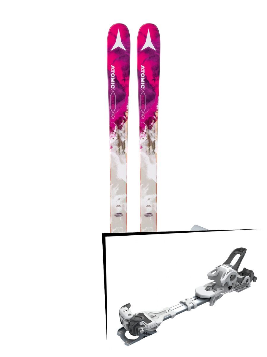 Set: Atomic Backland 85 W + Skin 2018 + Tyrolia Ambition 12 AT solid white black - Bild 1