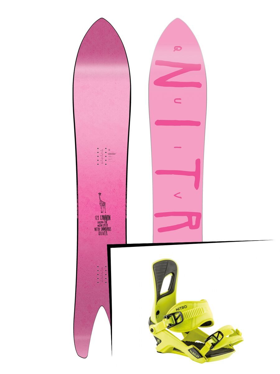 Set: Nitro Quiver Cannon 2019 + Nitro Rambler muted brights series toxic - Bild 1