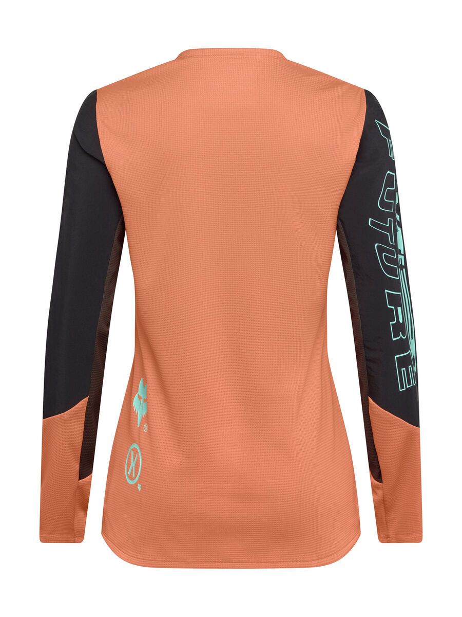 Fox Womans Defend LS Jersey Elevated, coral - Bild 2