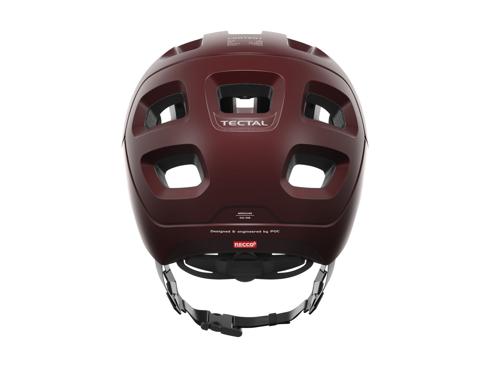 POC Tectal, garnet red matt - Bild 3