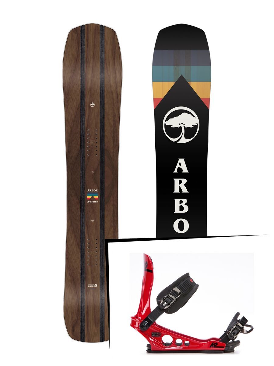 Set: Arbor A-Frame 2019 + K2 Lien AT red - Bild 1