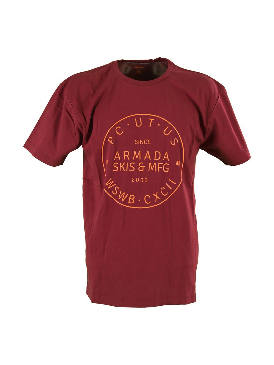 Armada Big Badge Tee, burgundy - Bild 1
