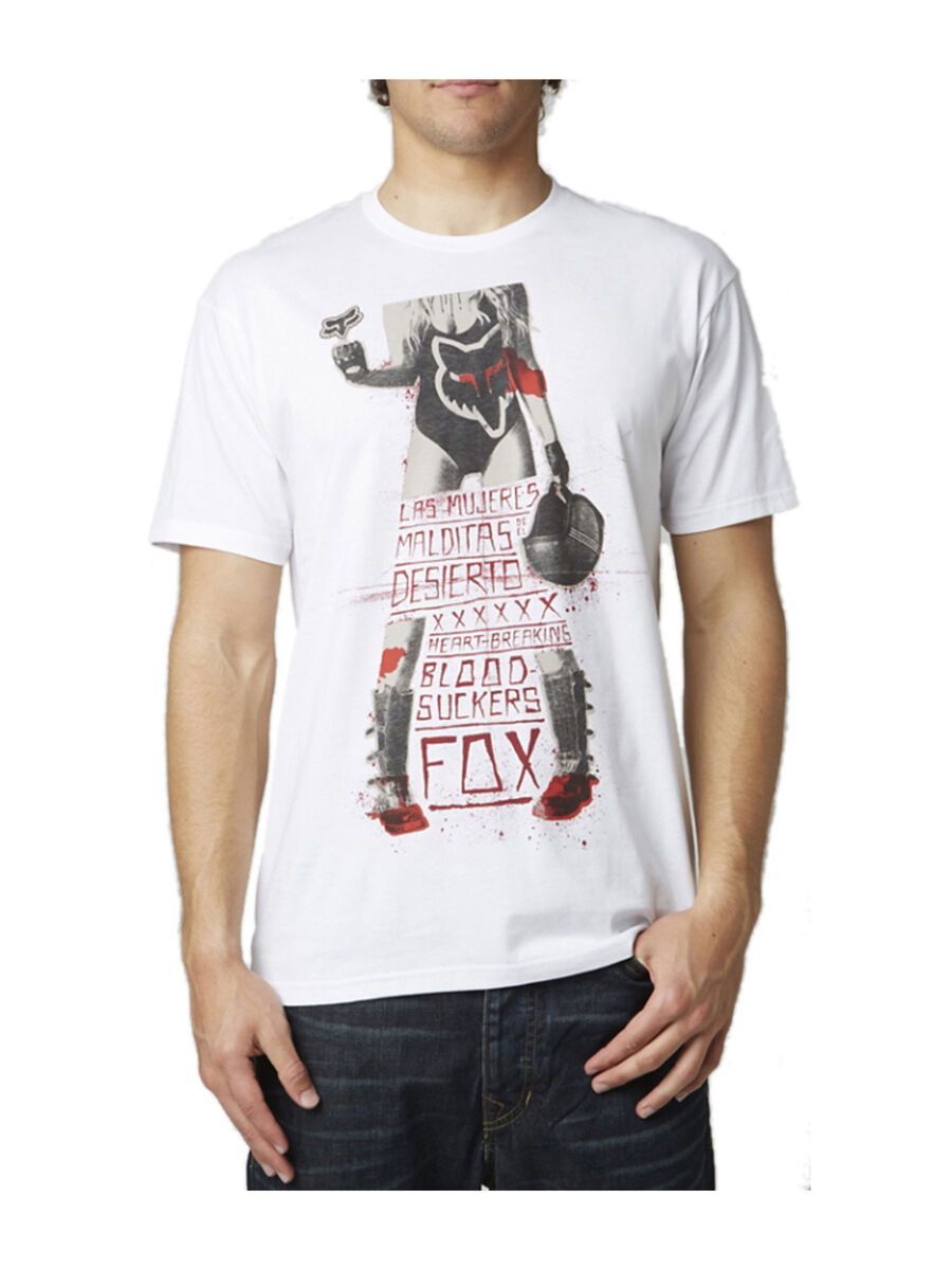 Fox Heart Sinker SS Tee, optic white - Bild 1