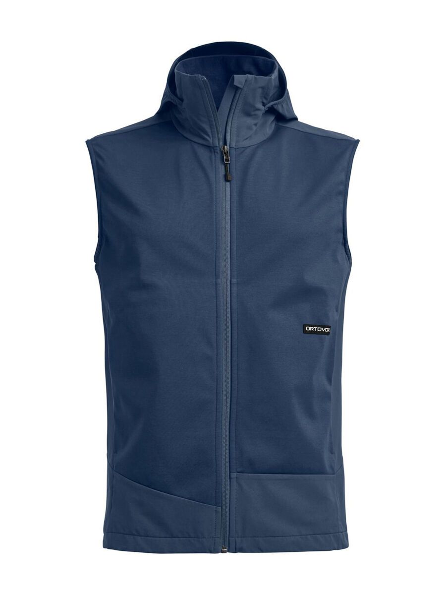 Ortovox Ortler Softshell Plus Vest M, blue nunatak - Bild 1
