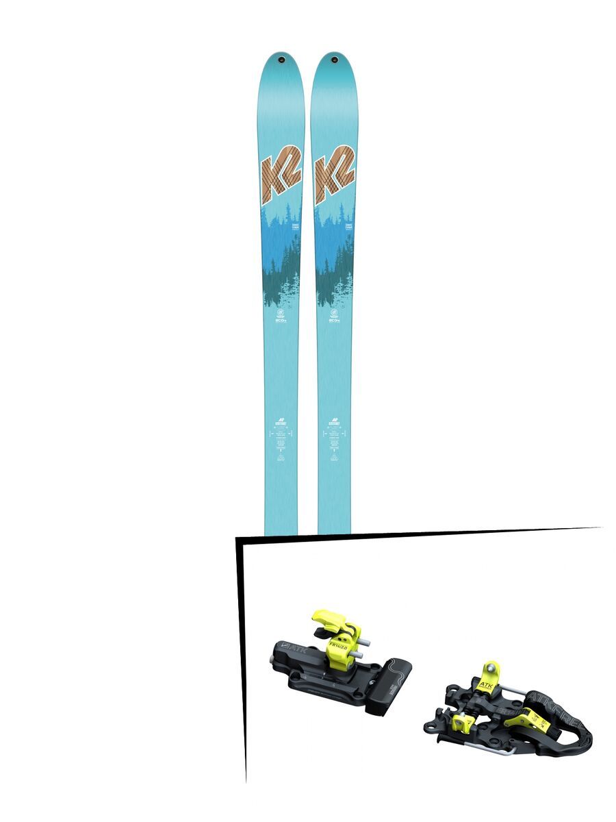 Set: K2 SKI TalkBack 82 ECOre 2018 + ATK Freeraider 14 2.0 - Bild 1