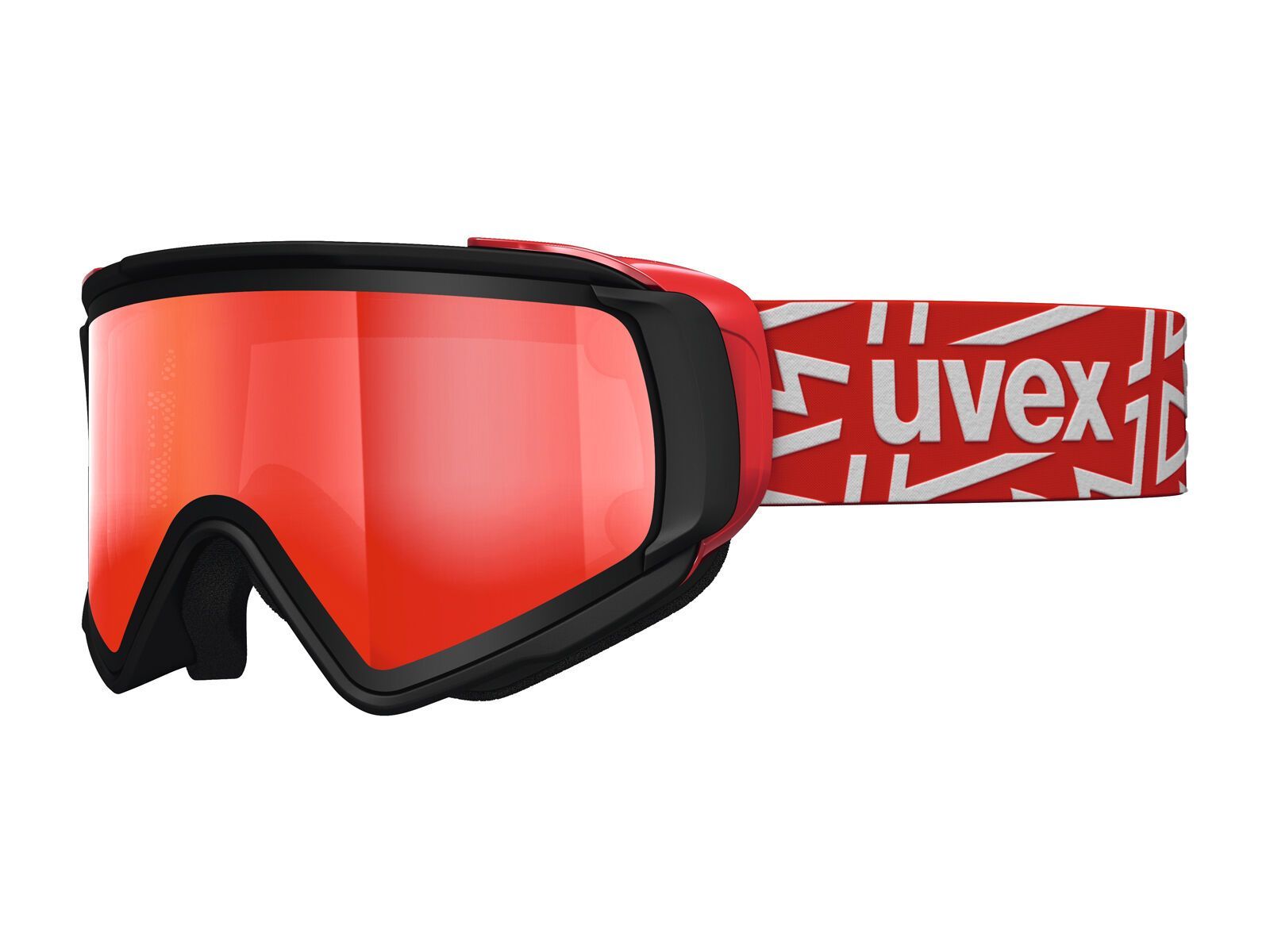uvex Jakk TOP, black/Lens: mirror red - Bild 1