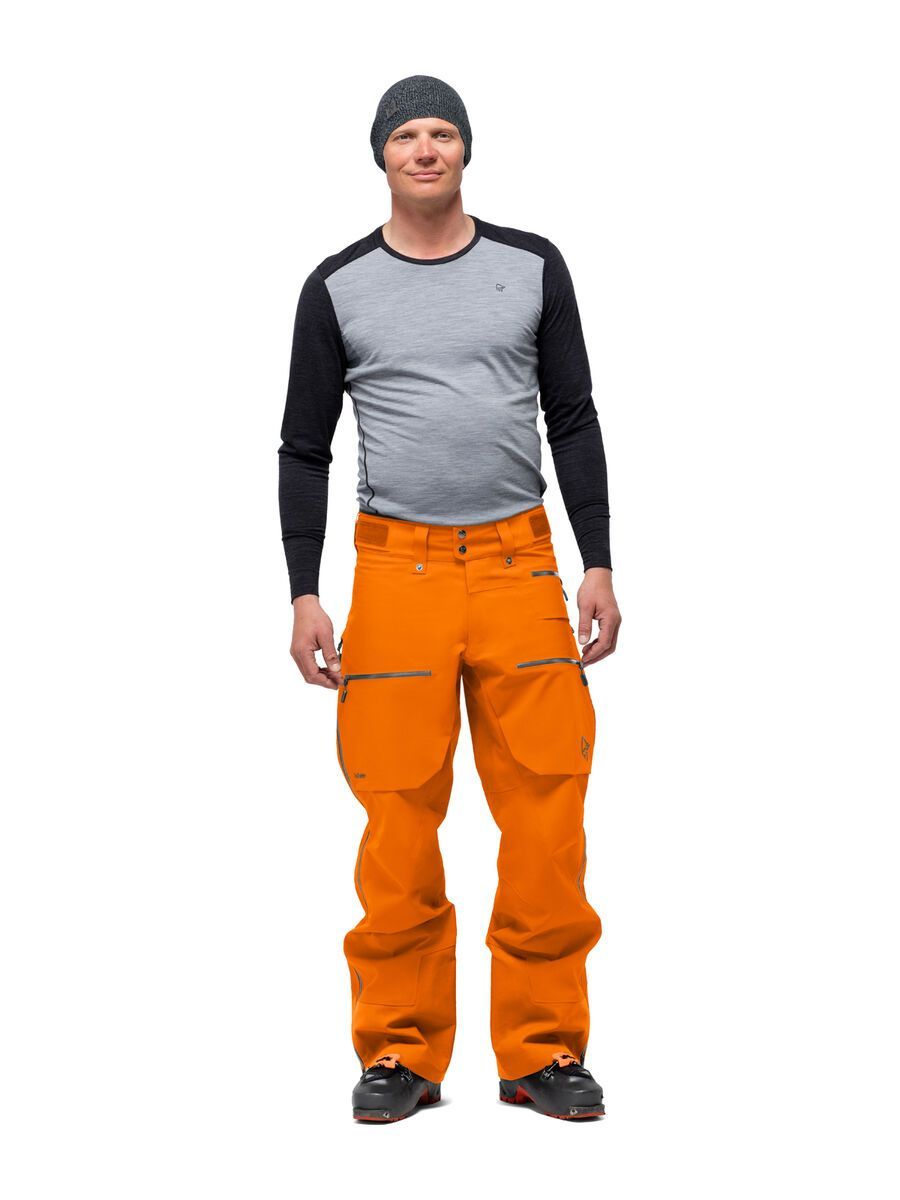 Norrona lofoten Gore-Tex Pro Pants M's, orange popsicle - Bild 3