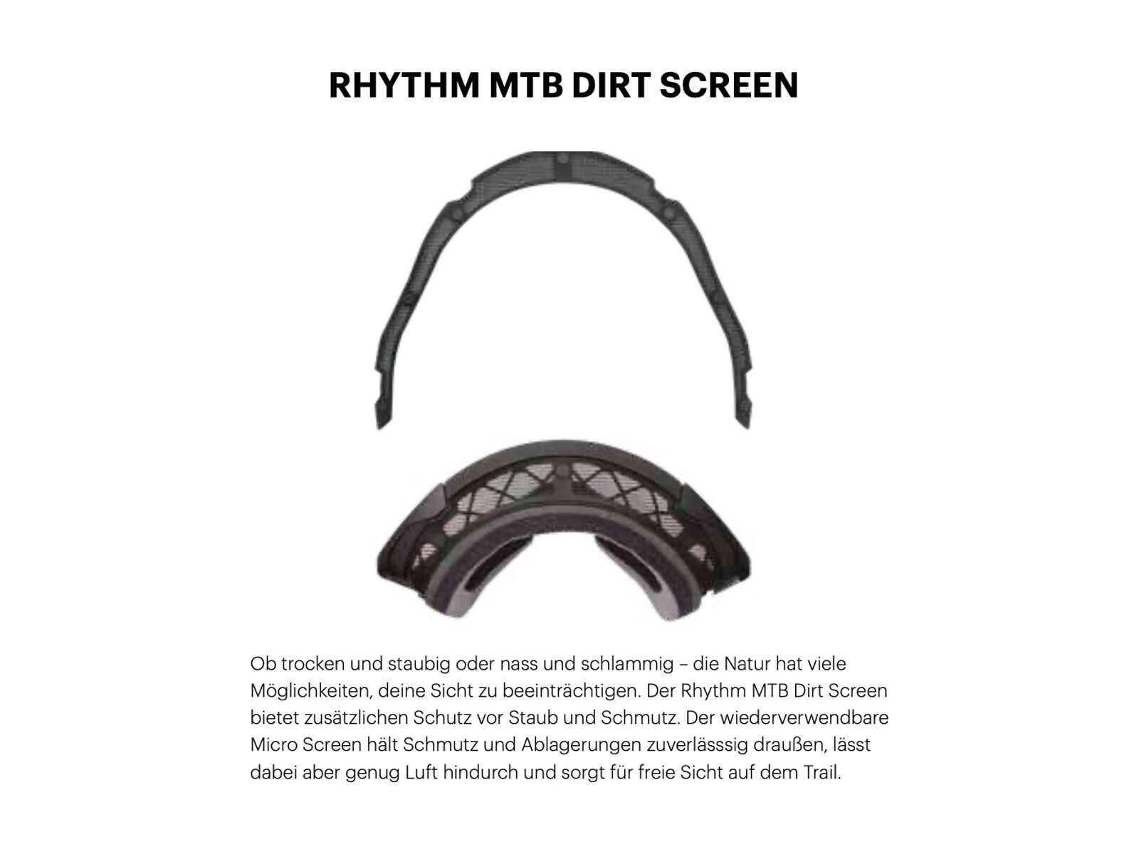 Smith Rhythm MTB + Dirt Screen, ChromaPop Contrast Rose Flash + WS / black - Bild 8