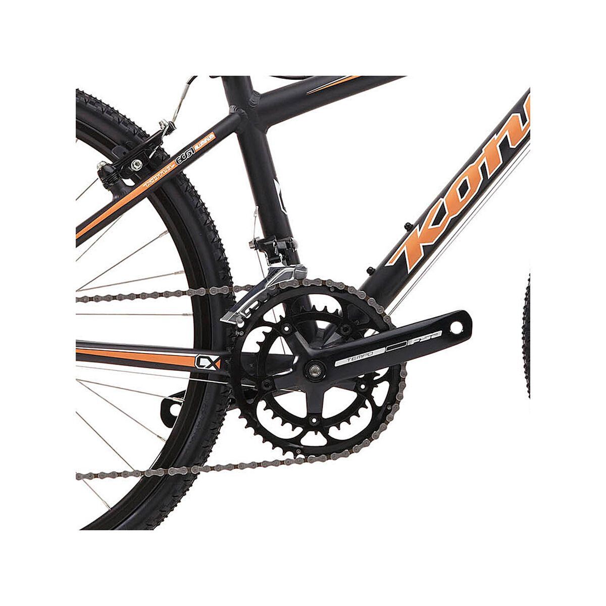 Kona Jake 24, matt black/orange/white - Bild 3