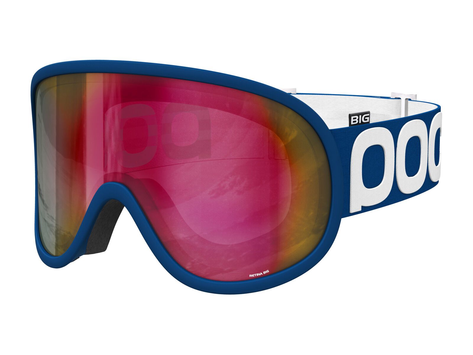 POC Retina Big, lead blue/Lens: persimmon red mirror - Bild 1