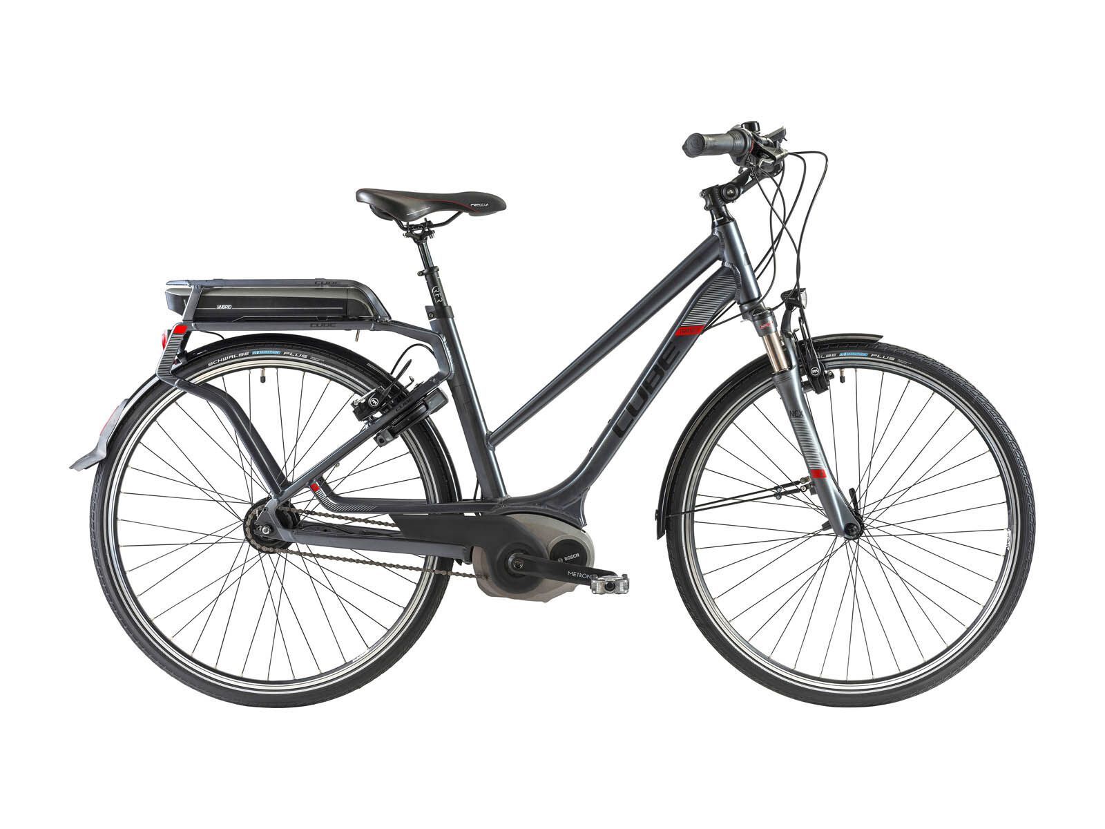 Cube Travel Hybrid Pro Lady, anthrazit/black/white/red - Bild 1