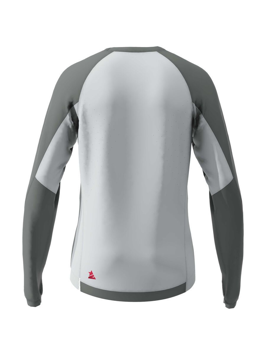 Zimtstern PureFlowz Shirt LS, glacier grey/gun metal/cyber red - Bild 4