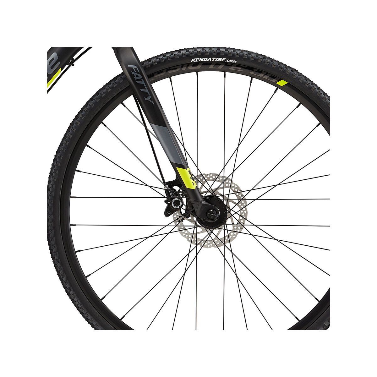 Cannondale Quick CX 4, jet black with charcoal grey and neon spring, matte - Bild 2