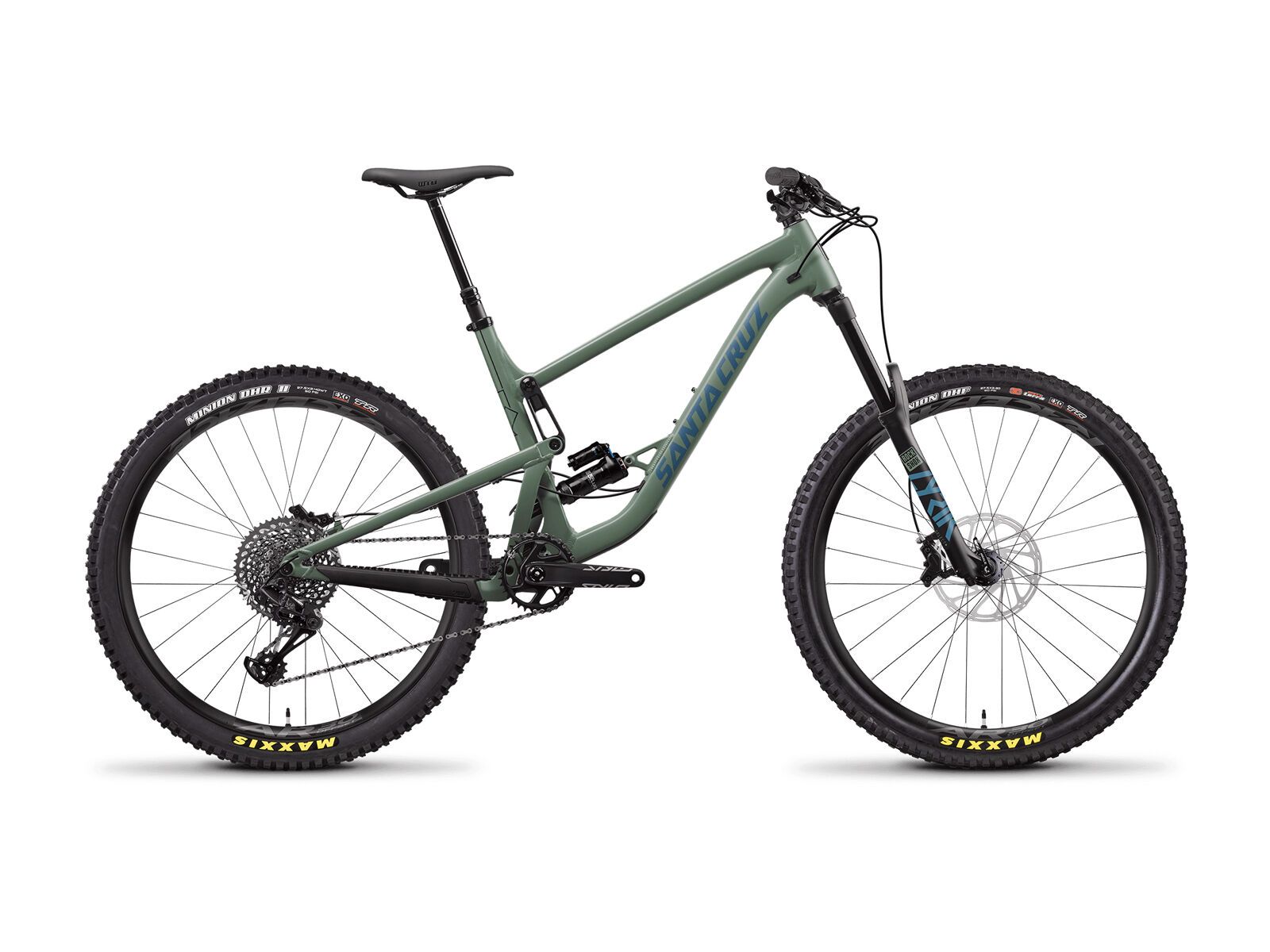 Santa Cruz Bronson AL S, matte olive and blue - Bild 1