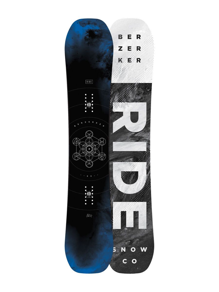 Set: Ride Berzerker 2017 + Flow NX2 Hybrid 2017, black - Snowboardset - Bild 2