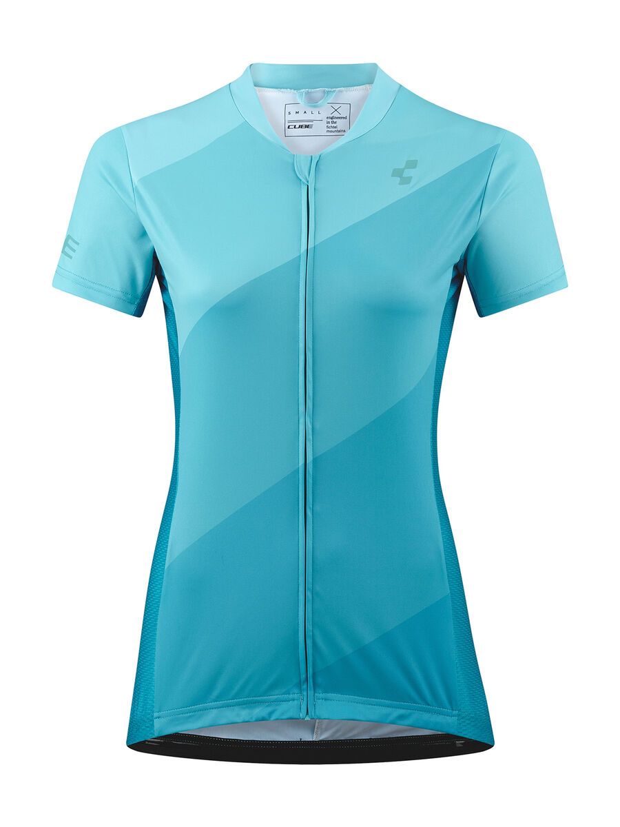 Cube WS Trikot Full Zip, blue pattern - Bild 1