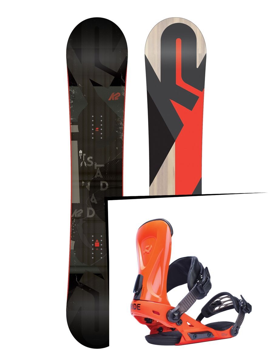 Set: K2 Standard 2018 + Ride Revolt orange - Bild 1
