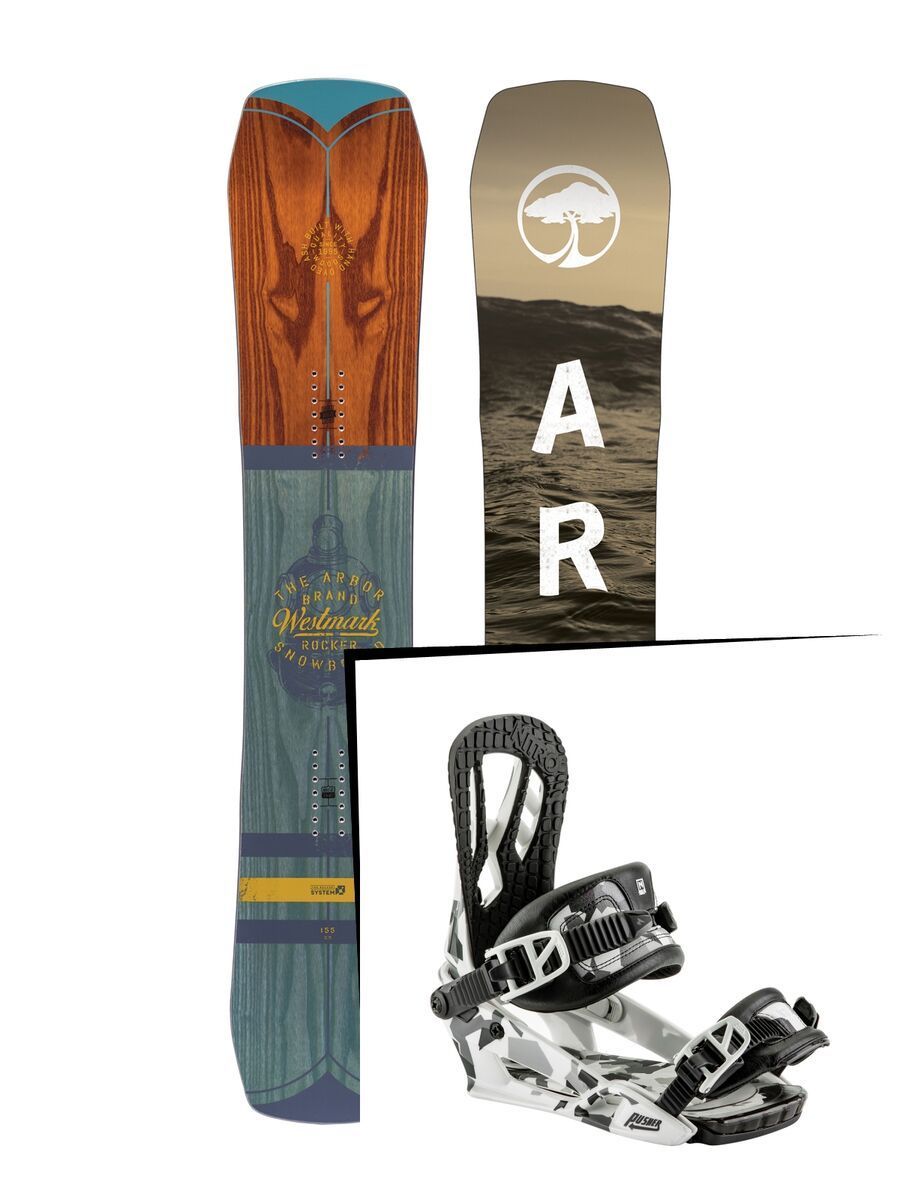 Set: Arbor Westmark Rocker 2017 + Nitro Pusher (1691167S) - Bild 1