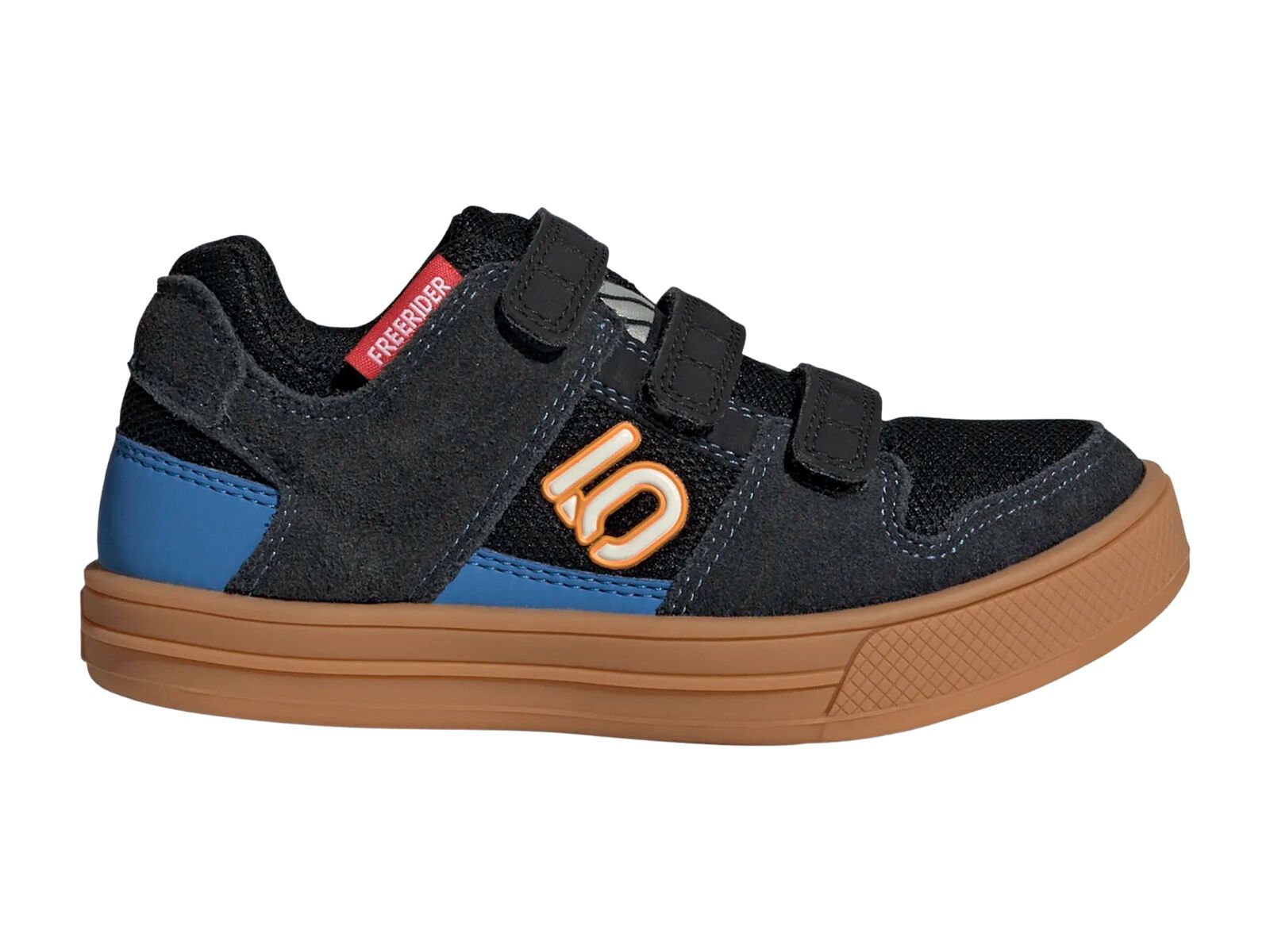 Five Ten Freerider Velcro Kids, black/ray blue - Bild 1