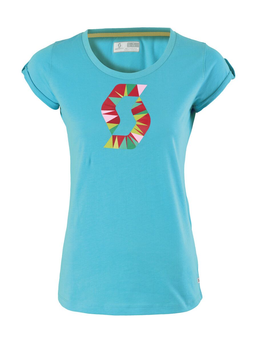 Scott Womens 15 Promo s/sl T-Shirt, blue atoll - Bild 1