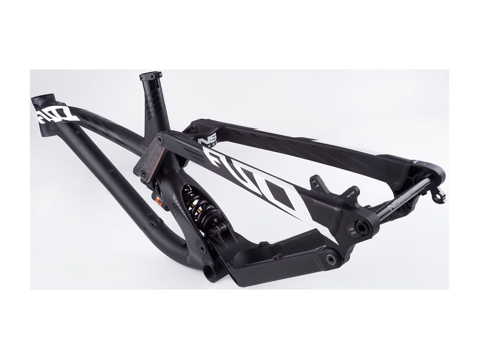 NS Bikes Fuzz Frame, flat black - Bild 4