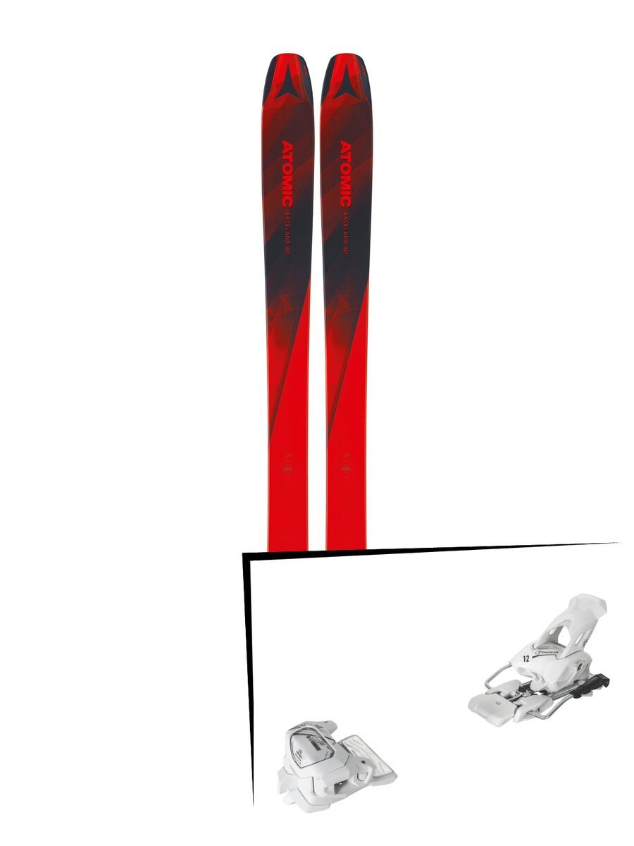 Set: Atomic Backland 107 2019 + Tyrolia Attack² 12 GW matt white - Bild 1