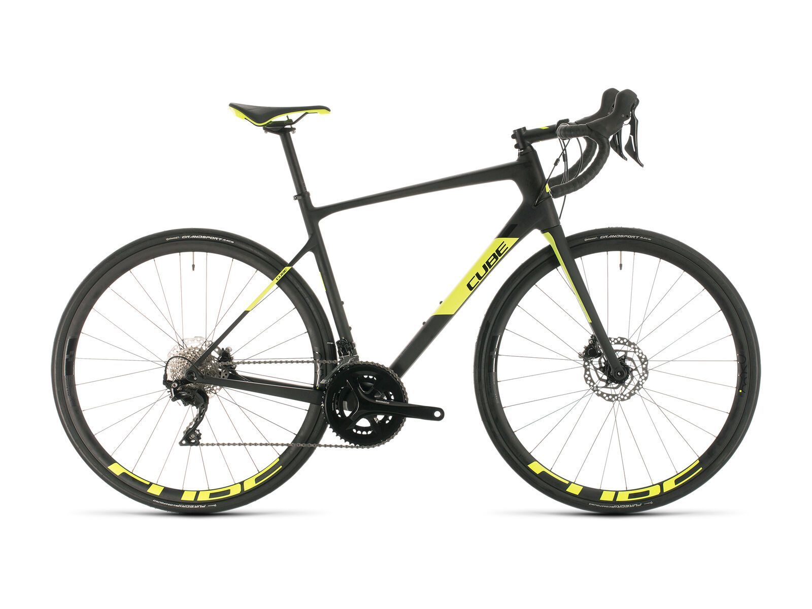 Cube Attain GTC Race, carbon´n´flashyellow - Bild 1