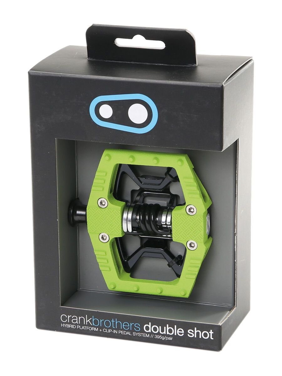 Crankbrothers Double Shot, grün/schwarz - Bild 2