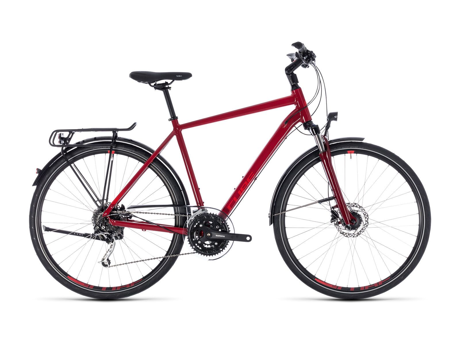 Cube Touring EXC, darkred´n´red - Bild 1