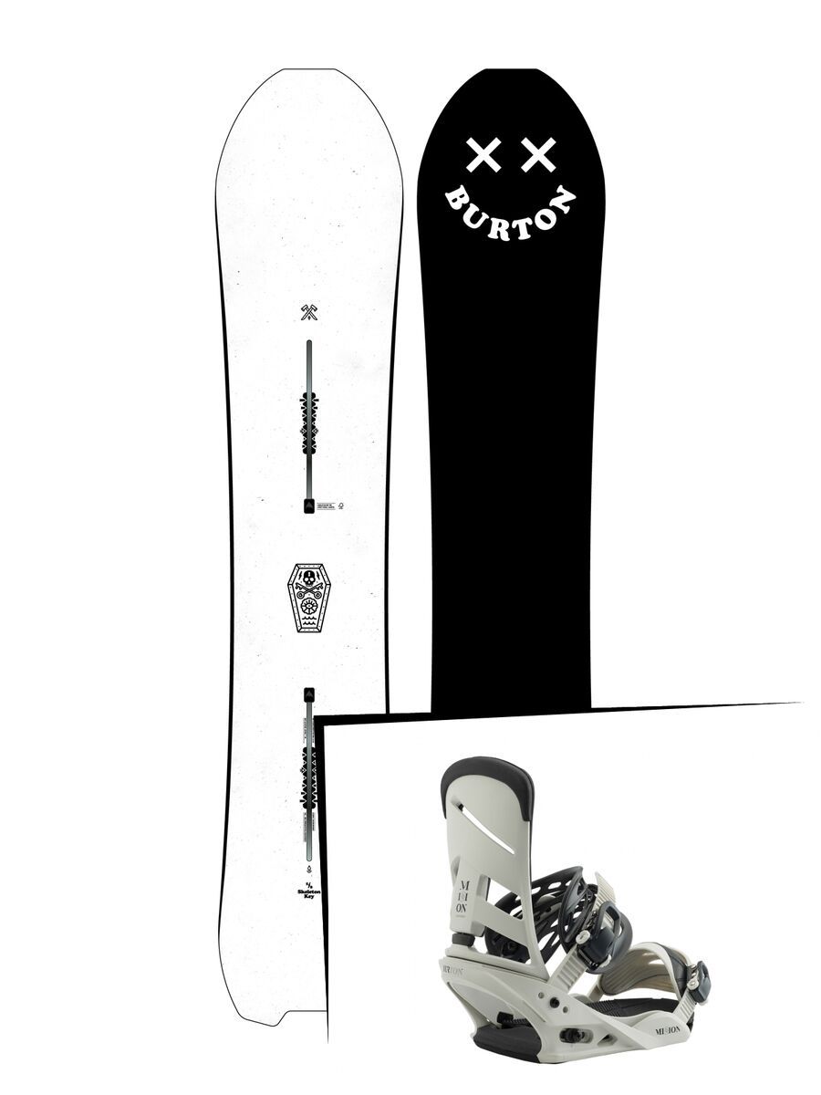 Set: Burton Skeleton Key 2019 + Burton Mission bone - Bild 1