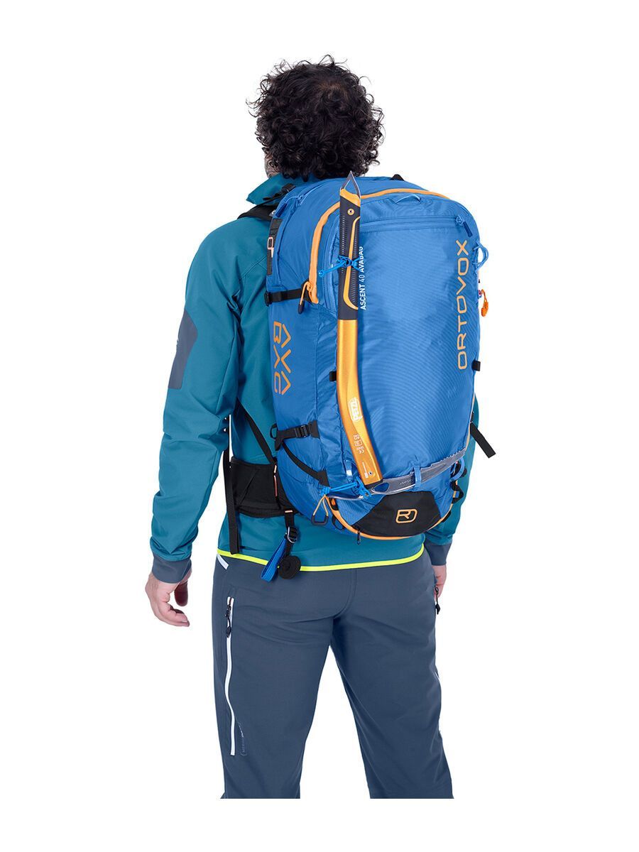 Ortovox Ascent 40 mit Avabag Kit, ohne Kartusche, safety blue | Bild 5