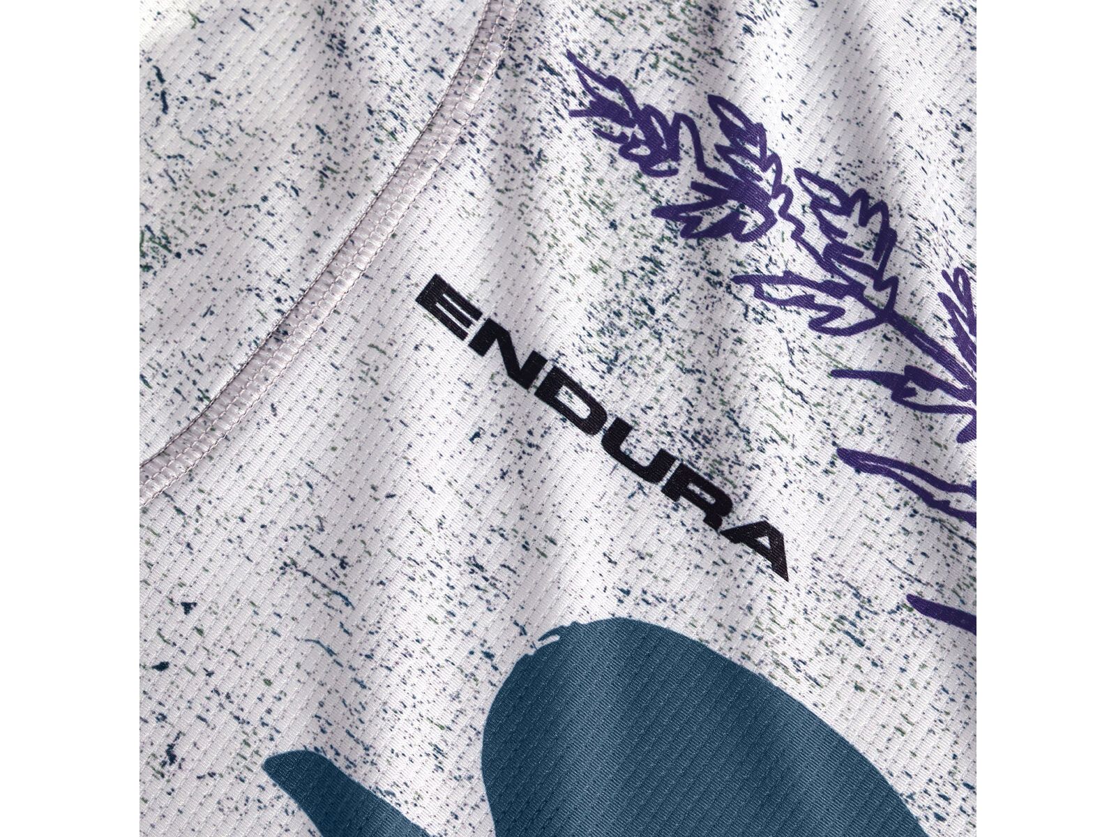 Endura Damen Singletrack Kurzärmeliges Bedrucktes T-Shirt, aero blue - Bild 10