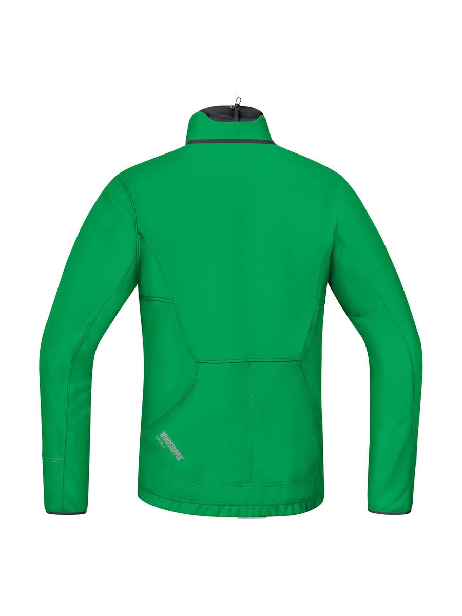 Gore Bike Wear Power Trail Windstopper SO Thermo Jacke, fresh green - Bild 2