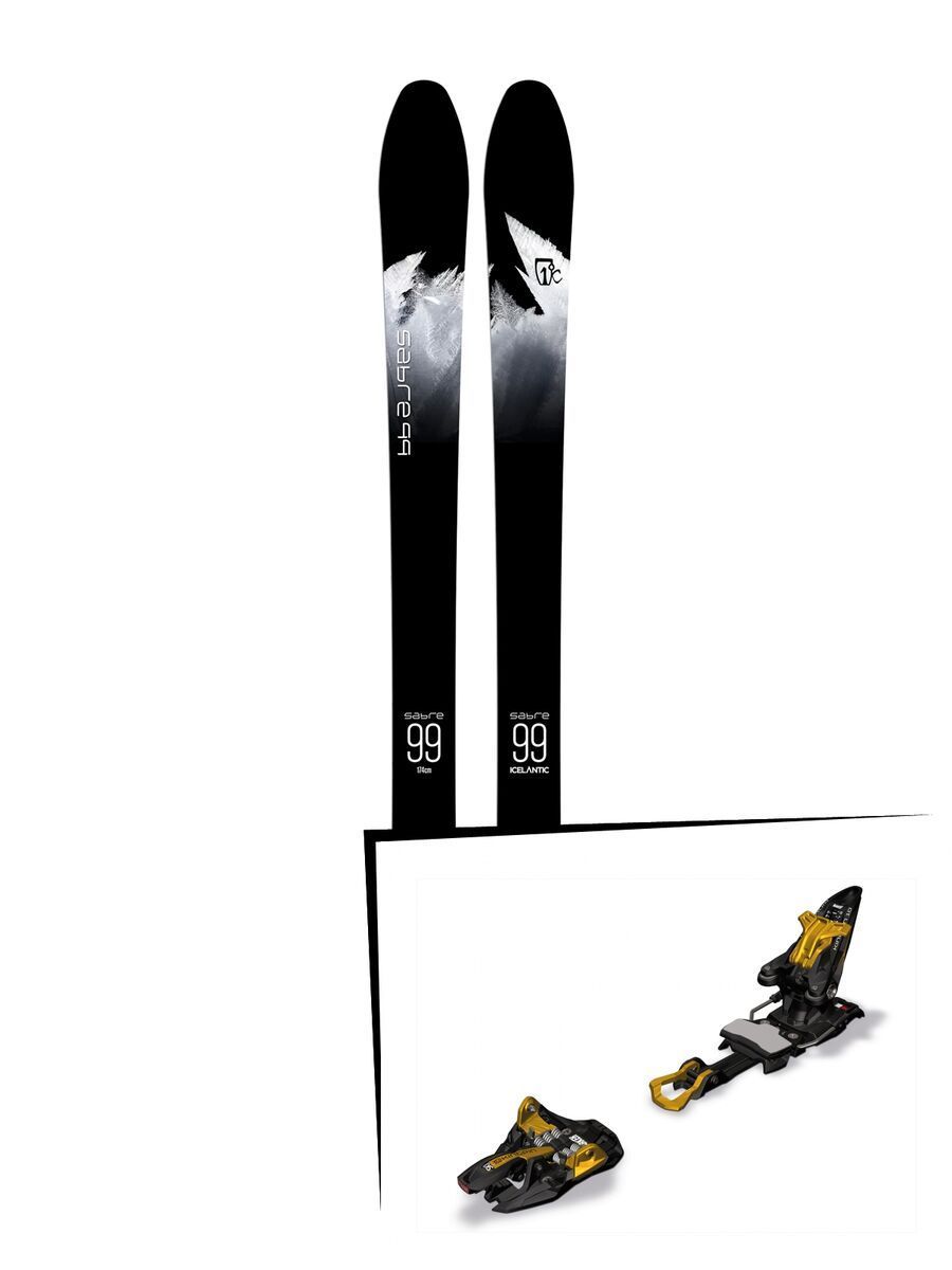 Set: Icelantic Sabre 99 2018 + Marker Kingpin 10 - Bild 1