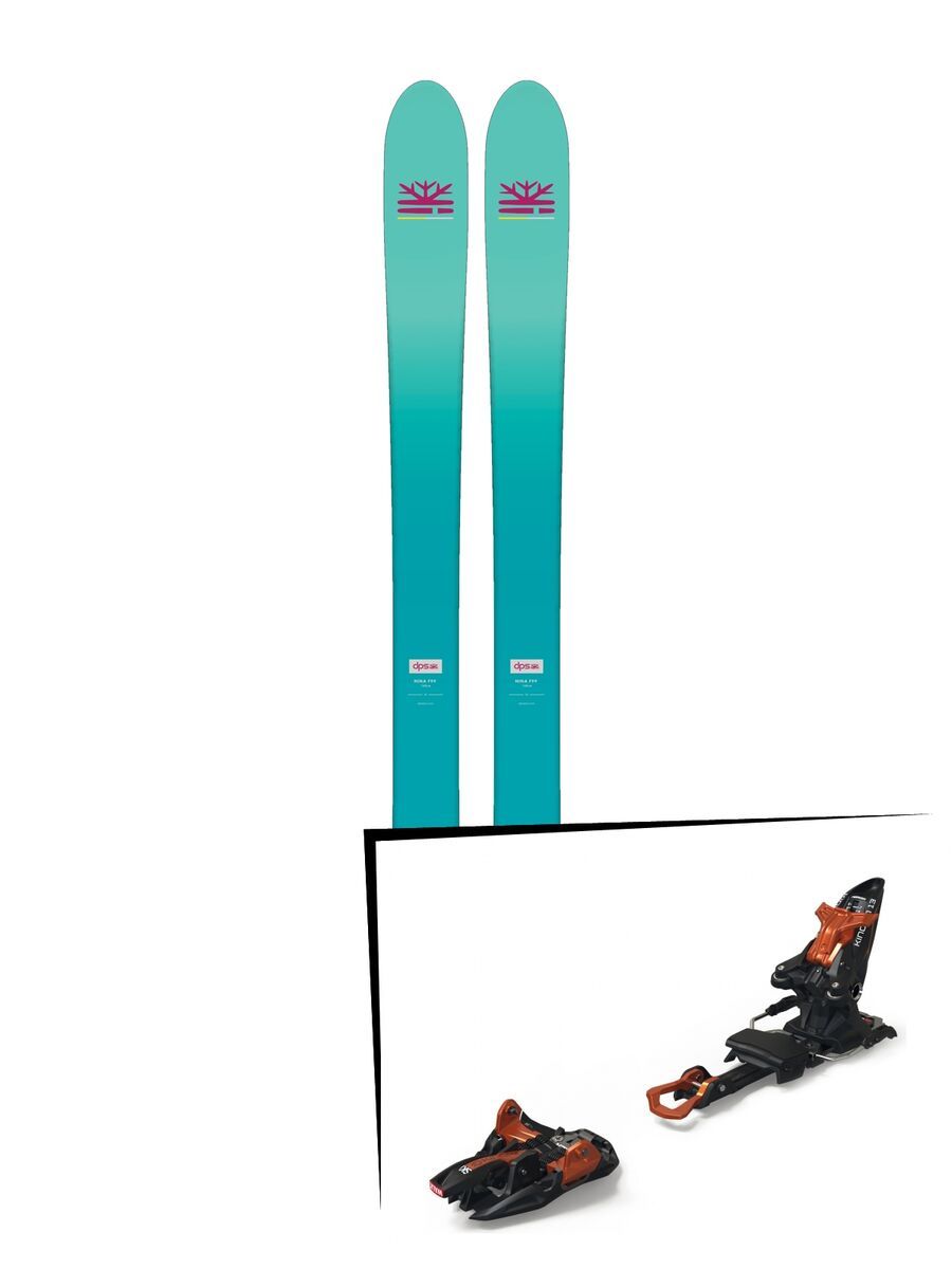 Set: DPS Skis Nina F99 Foundation 2018 + Marker Kingpin 13 black/copper - Bild 1