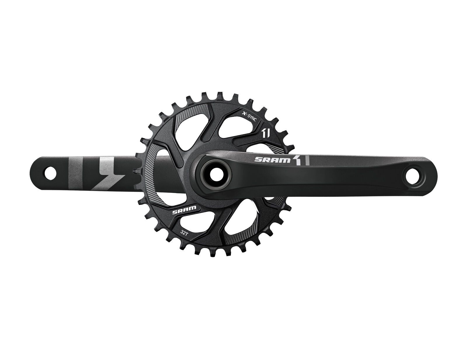 SRAM X1 1400 X-Sync Kurbel - BB30, DM, 32 Z, schwarz - Bild 1