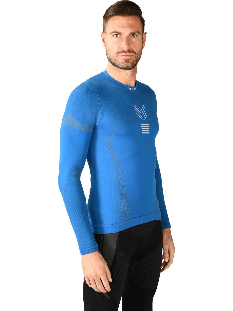 Iron-ic Long-Sleeve T-Shirt Performance 3DN Advance - Man, blue - Bild 2