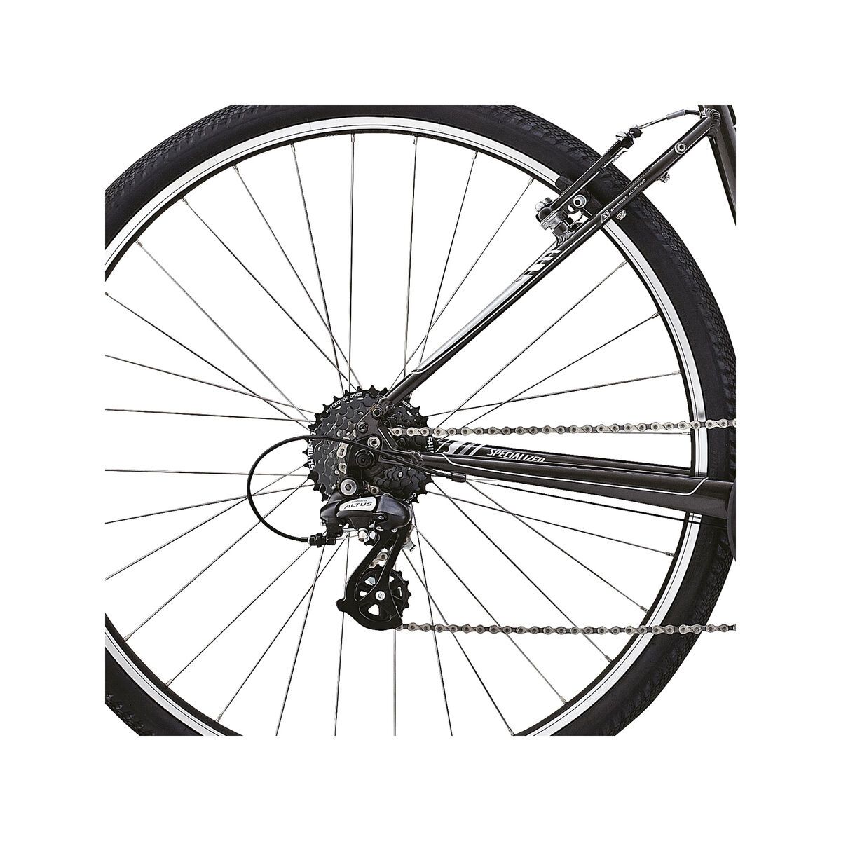Specialized Ariel Step Through, gloss charcoal/white/silver/emerald - Bild 4