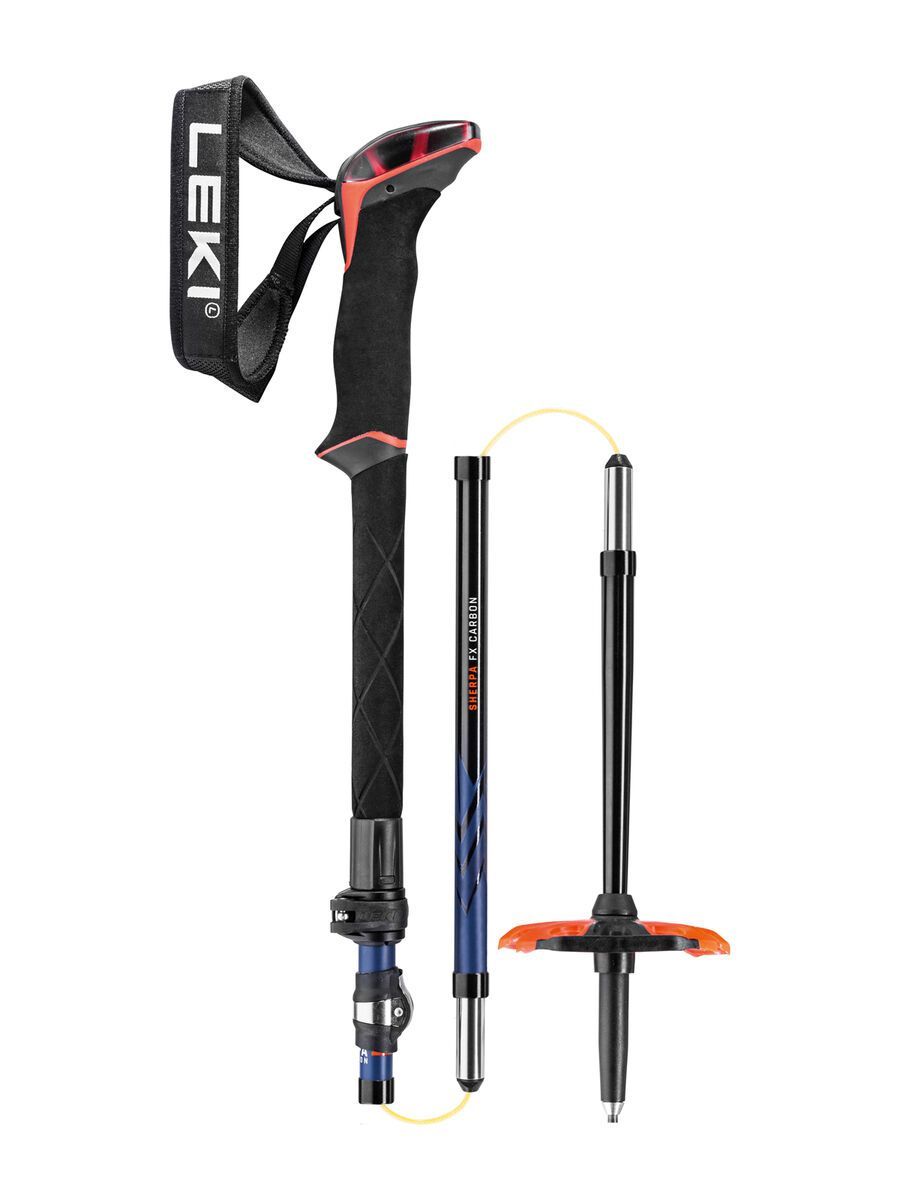Leki Sherpa FX Carbon, midnight blue/darkblue/bright red - Bild 2