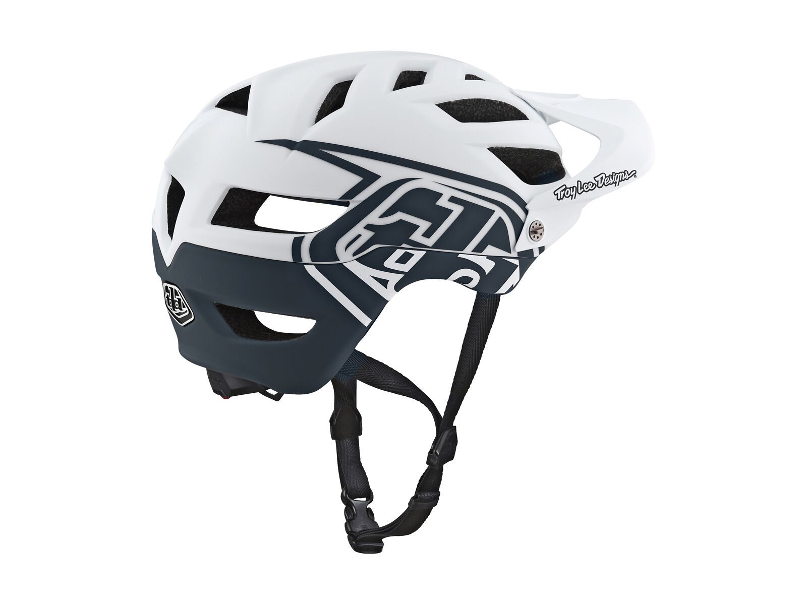 TroyLee Designs A1 Drone Helmet, white/gray - Bild 3