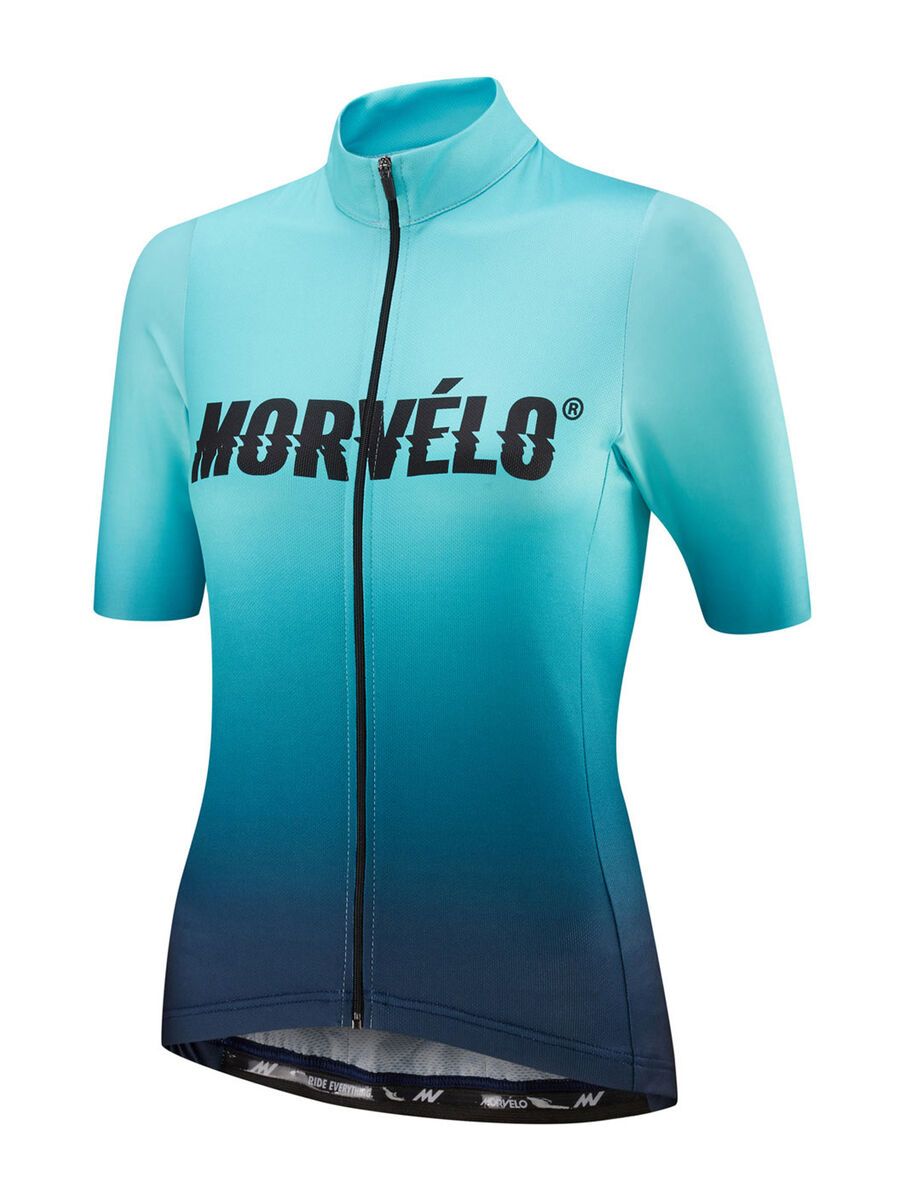 Morvelo Women's Aqua Standard SS Jersey, blue - Bild 1
