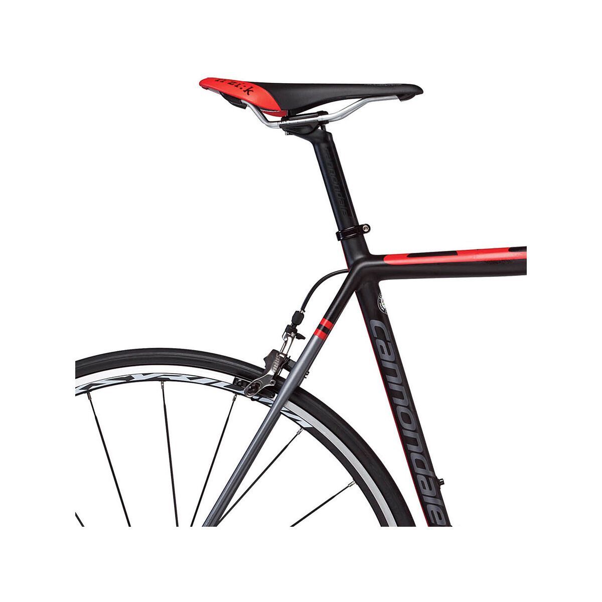 *** 2. Wahl *** Cannondale SuperSix Evo 2 Red 2013, exposed carbon w/ charcoal gray matte - Rennrad | Rahmenhöhe 58 cm | Bild 6