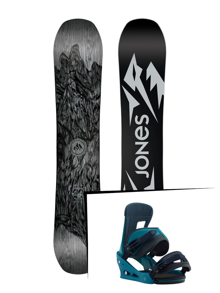 Set: Jones Ultra Mountain Twin 2019 + Burton Freestyle (1930960S) - Bild 1