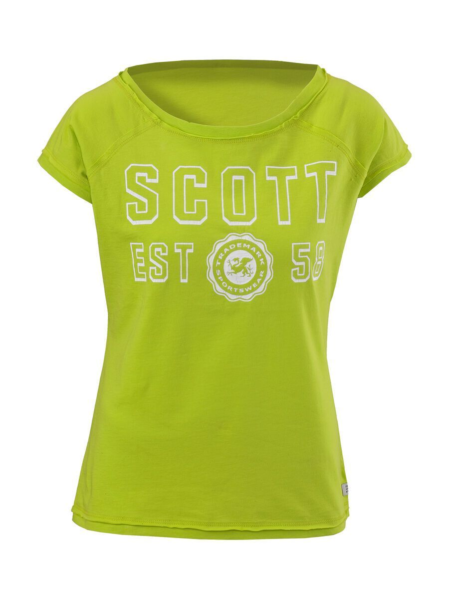 Scott Tee Womens University, lime green - Bild 1