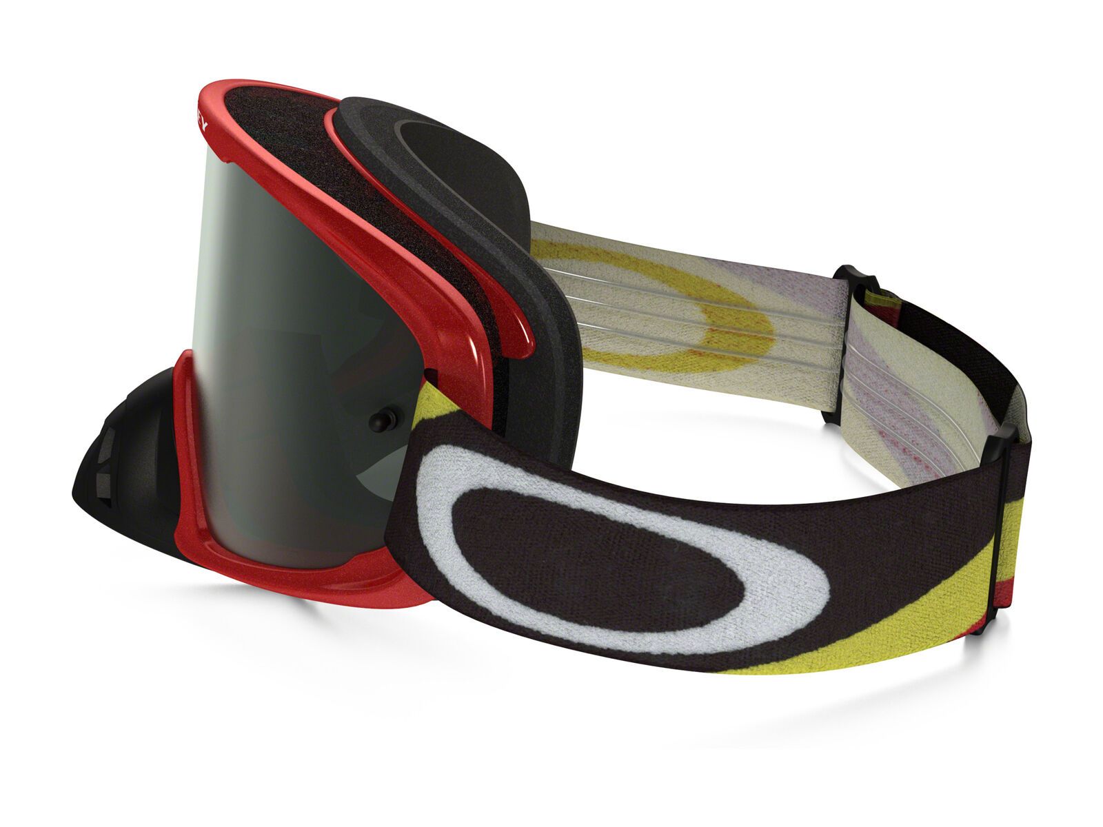 Oakley O-Frame 2.0 MX Heritage Racer Goggle, bright red/Lens: dark grey - Bild 4