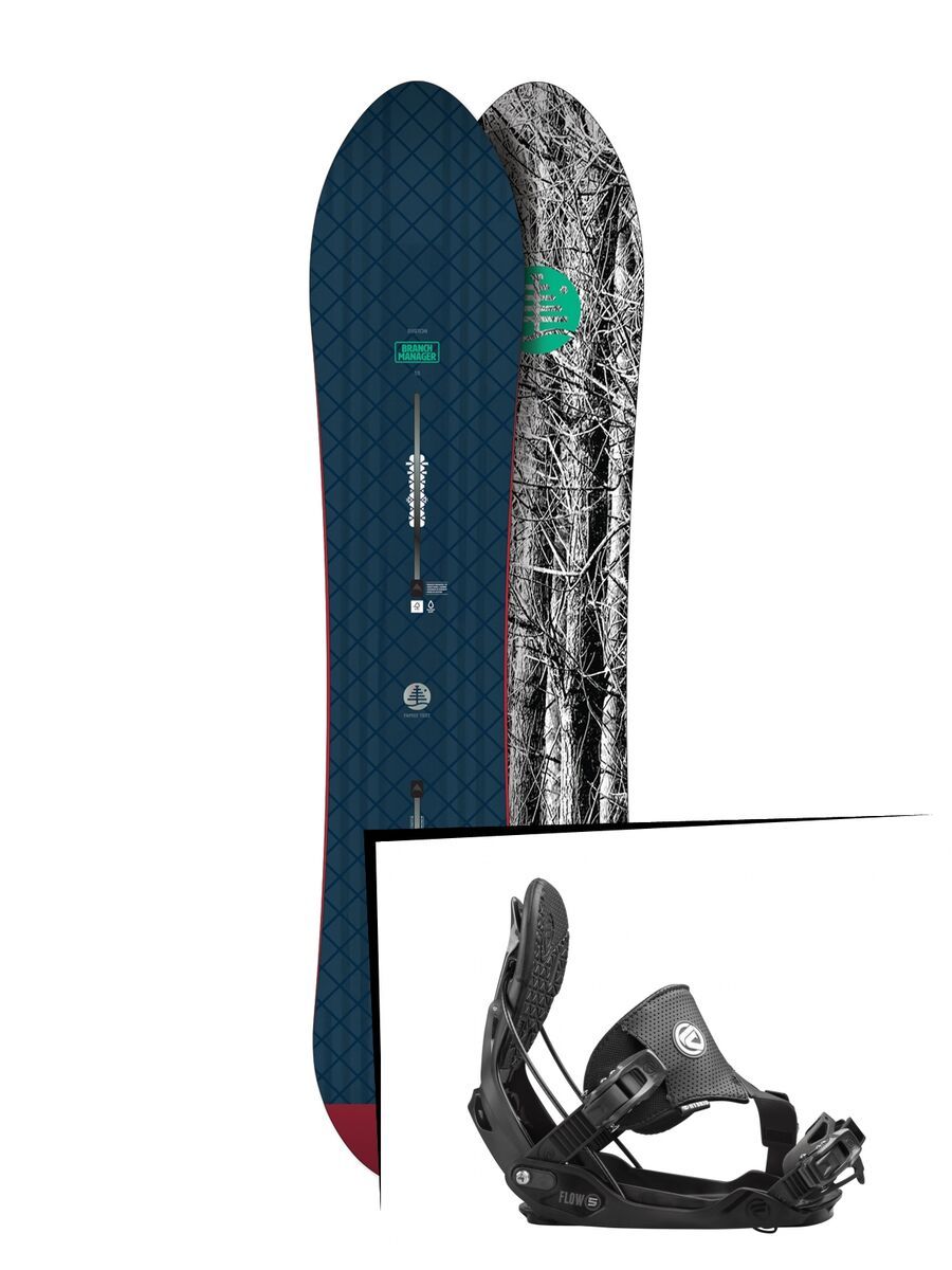Set: Burton Branch Manager 2017 + Flow Five Hybrid (1513184S) - Bild 1